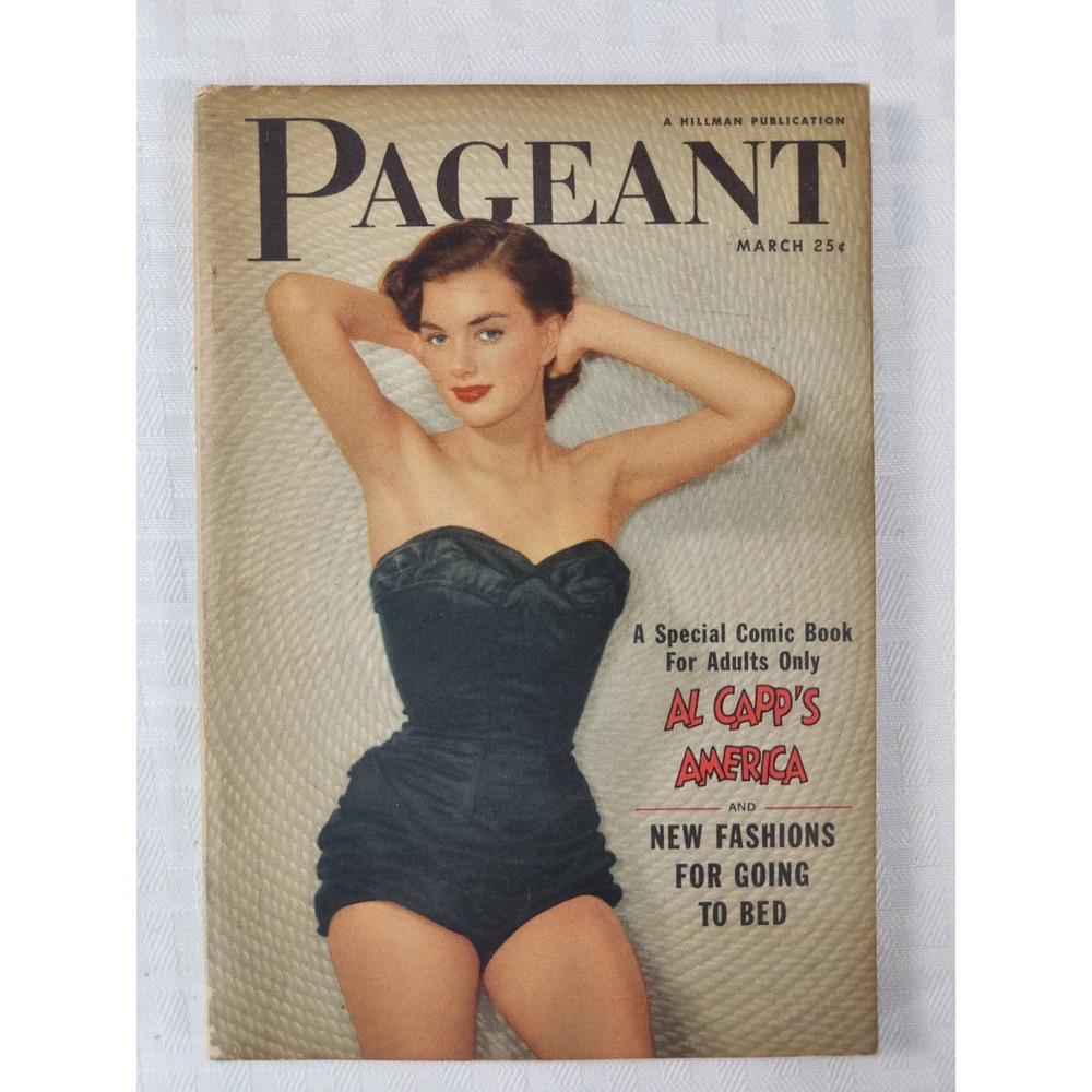 Pageant Magazine 1953 #9 AL CAPP'S America Special Comic Book Humor Very Fine